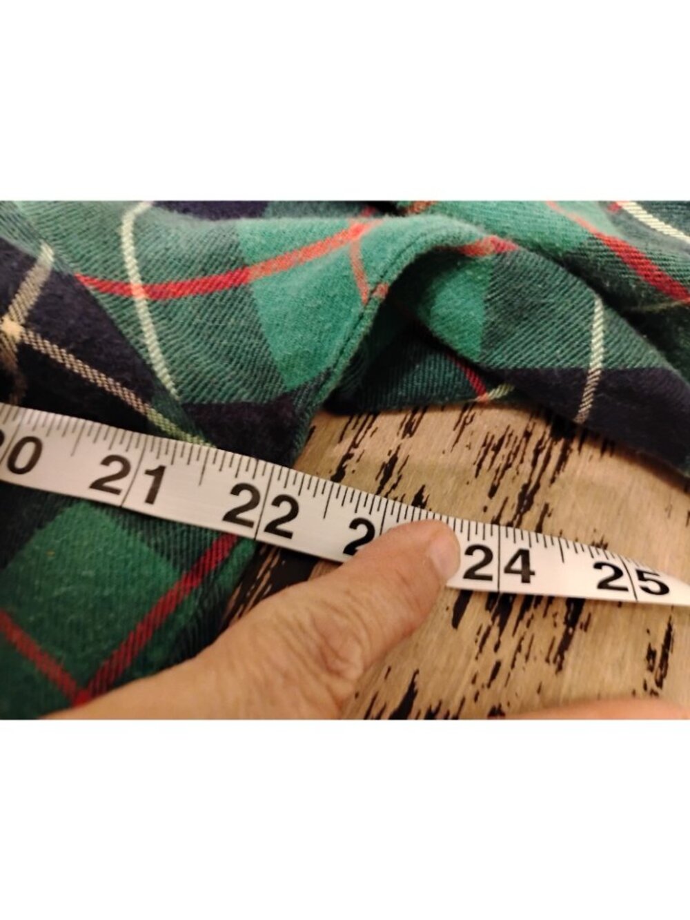 Vtg Talbots Flannel Nightgown Plaid Ruffle Hem Lace Grandmacore Winter Prairie M - Picture 8 of 9